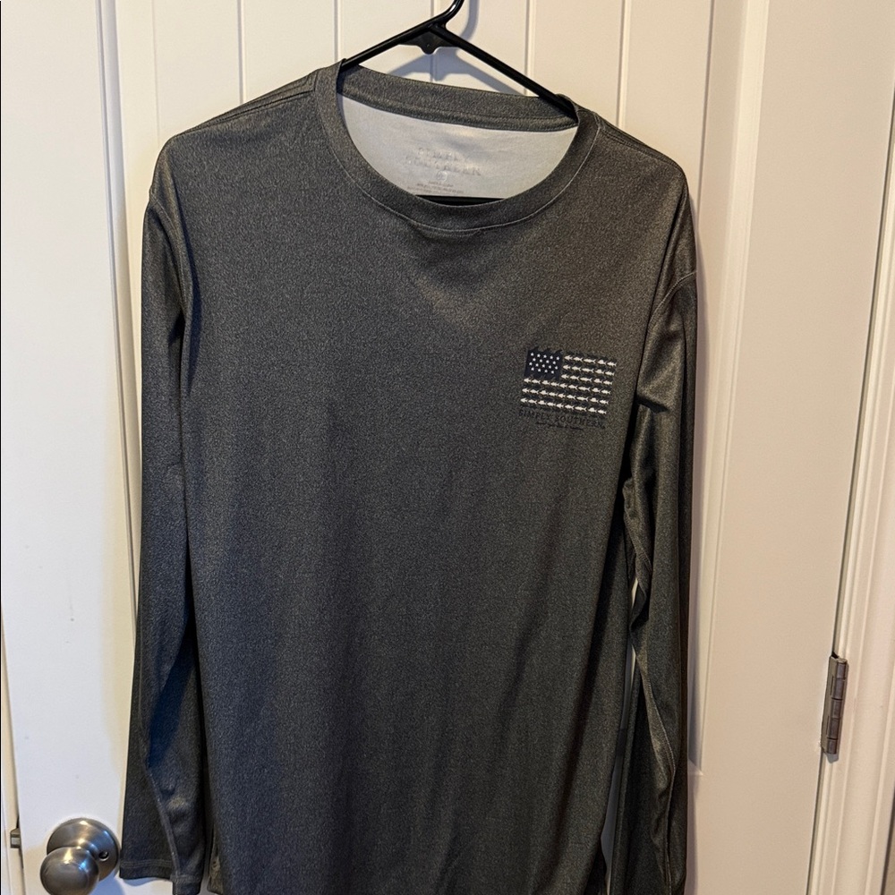 Simply Southern Dark Gray Long Sleeve Shirt